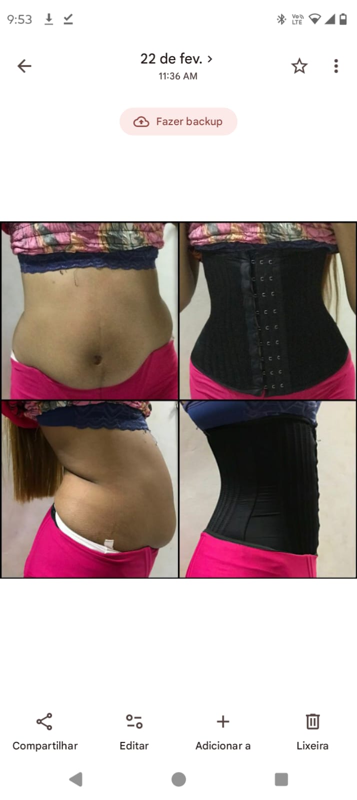 Antes e depois - Mariana L.